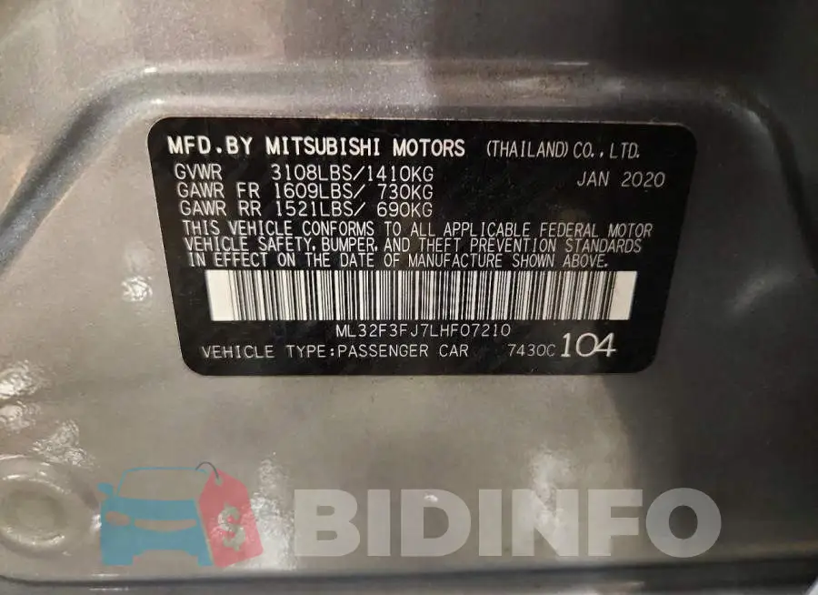 ML32F3FJ7LHF07210 Photo# 12