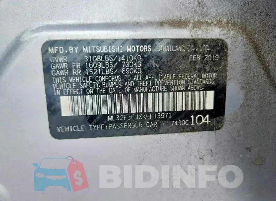 ML32F3FJXKHF13971 Photo# 13