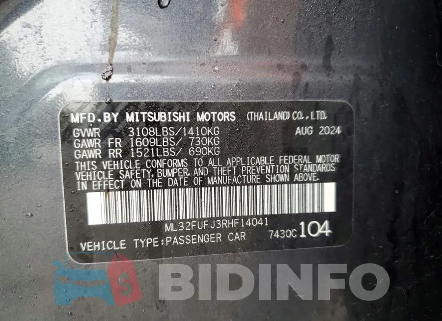 ML32FUFJ3RHF14041 Photo# 12