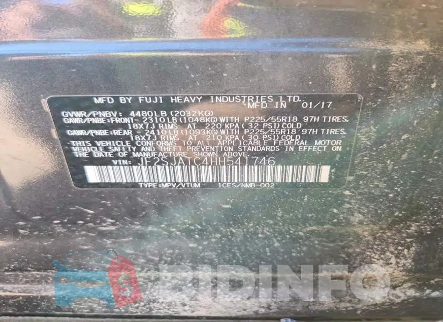JF2SJATC4HH541746 Photo# 13
