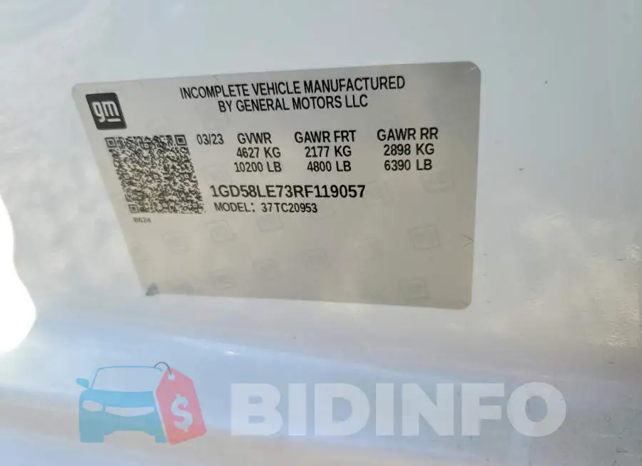 1GD58LE73RF119057 Photo# 13