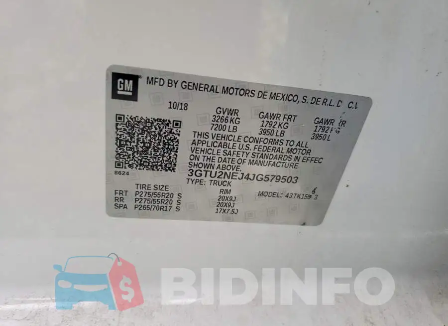 3GTU2NEJ4JG579503 Photo# 12