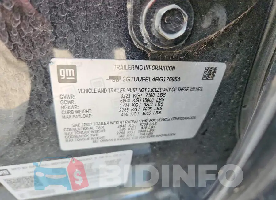 3GTUUFEL4RG175954 Photo# 13