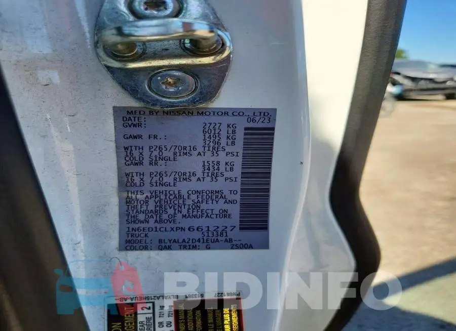 1N6ED1CLXPN661227 Photo# 12