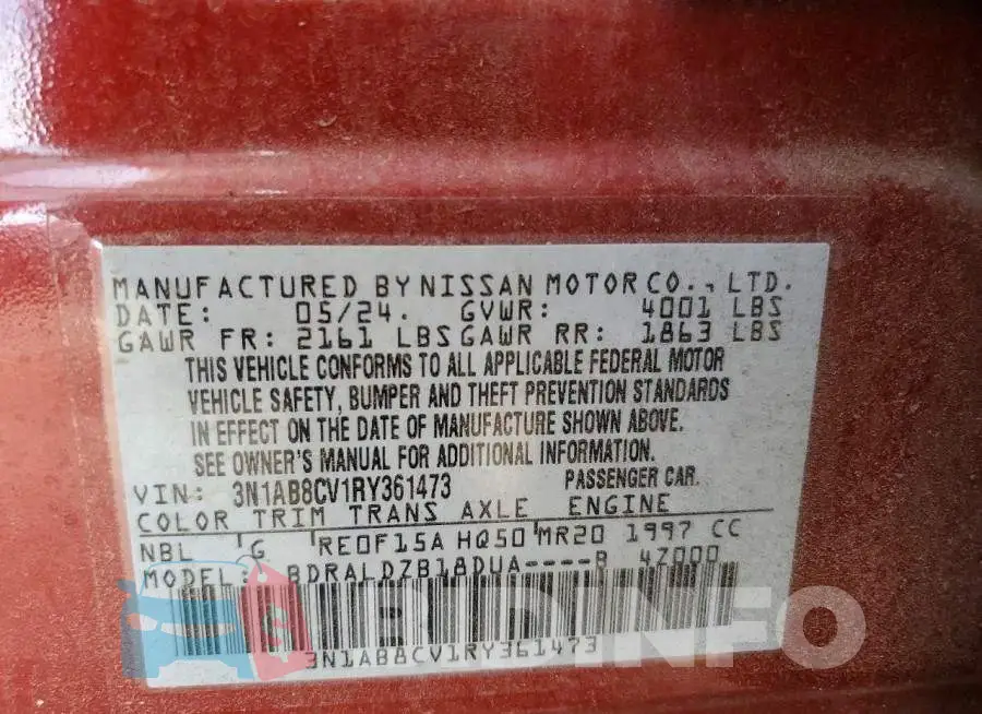 3N1AB8CV1RY361473 Photo# 13