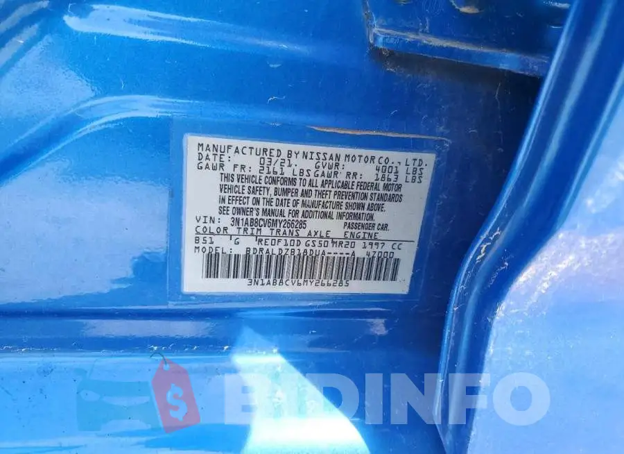 3N1AB8CV6MY266285 Photo# 12