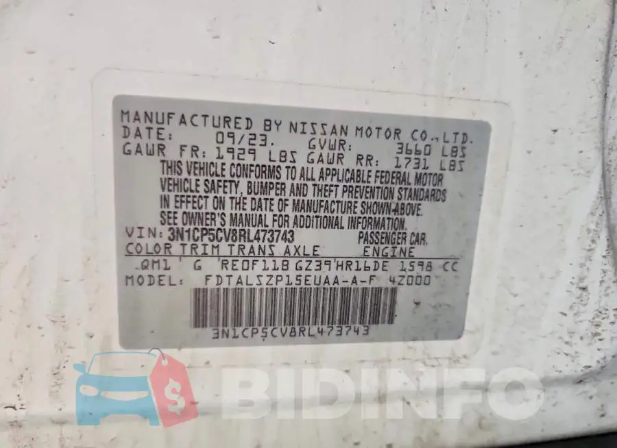3N1CP5CV8RL473743 Photo# 13
