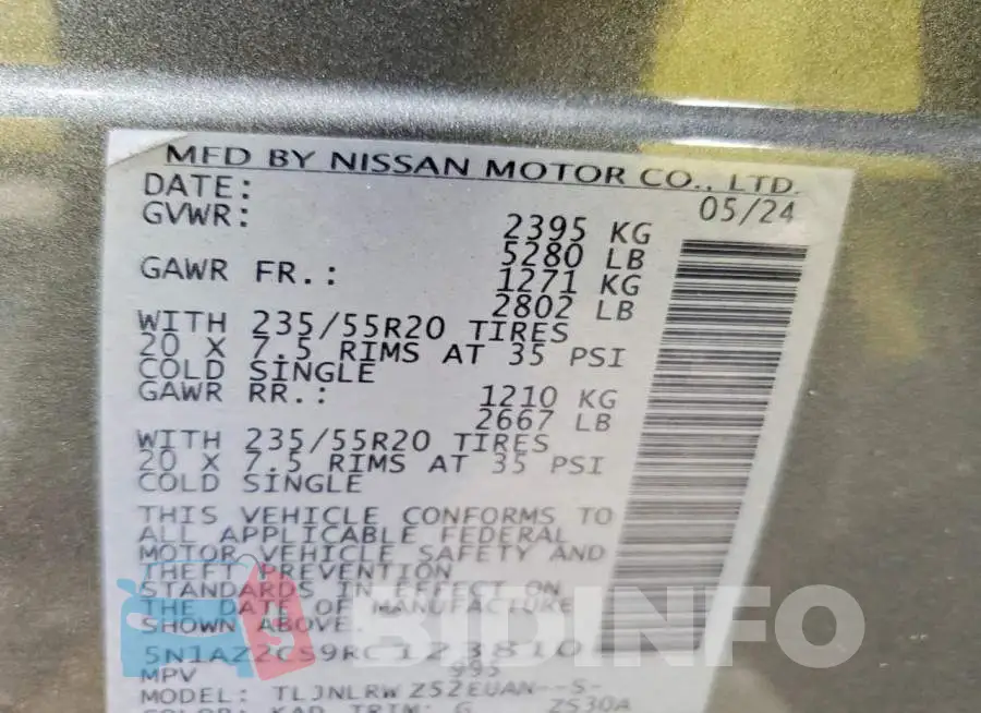 5N1AZ2CS9RC123810 Photo# 12