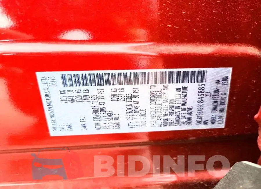 5N1BT3BA9SC845885 Photo# 13