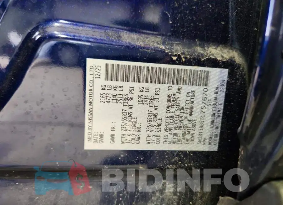 5N1BT3BB5TC757670 Photo# 14