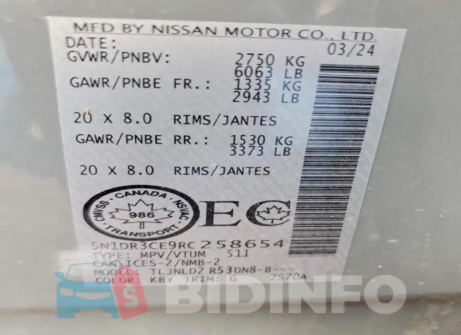 5N1DR3CE9RC258654 Photo# 13