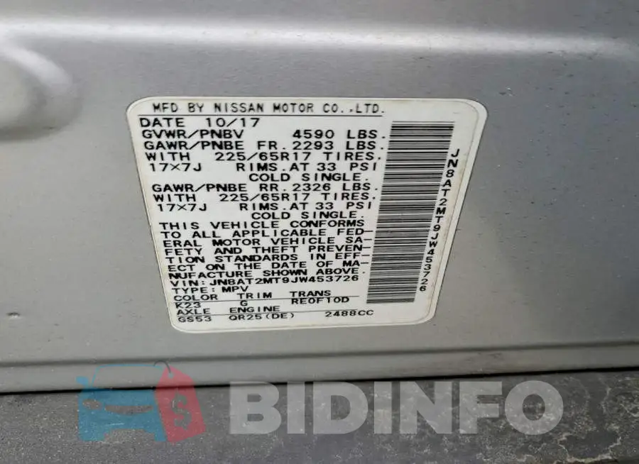JN8AT2MT9JW453726 Photo# 13