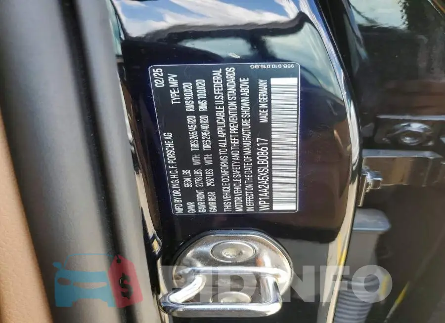 WP1AA2A5XSLB08617 Photo# 13