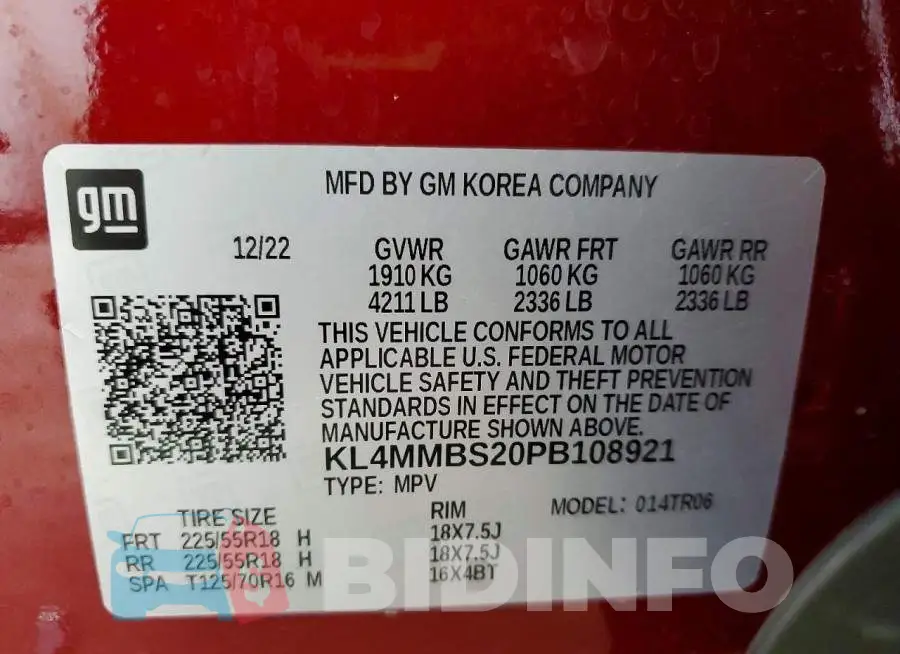 KL4MMBS20PB108921 Photo# 14