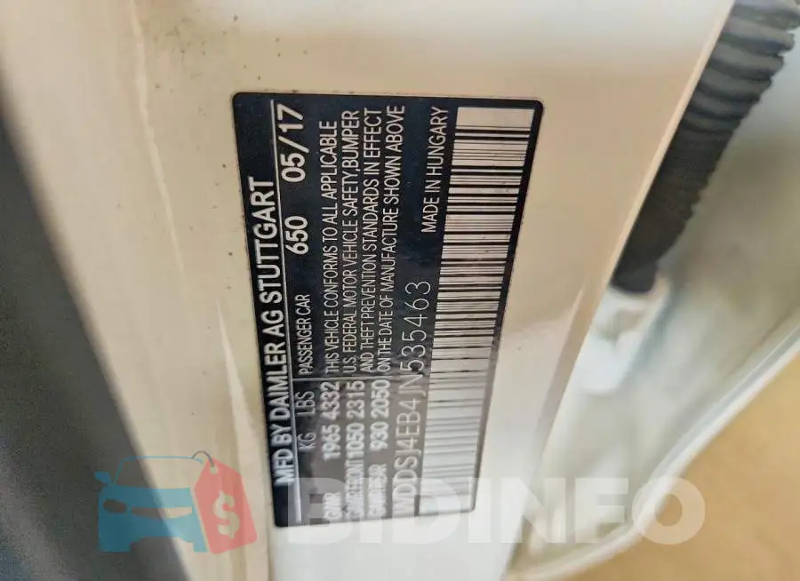 WDDSJ4EB4JN535463 Photo# 12