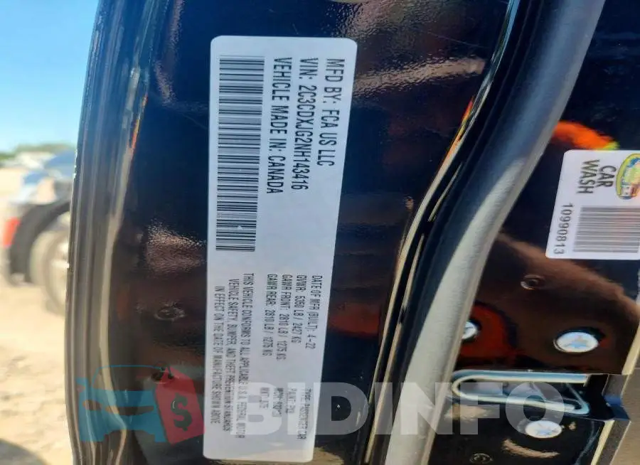 2C3CDXJG2NH143416 Photo# 12