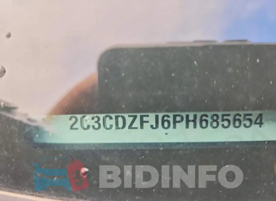 2C3CDZFJ6PH685654 Photo# 13