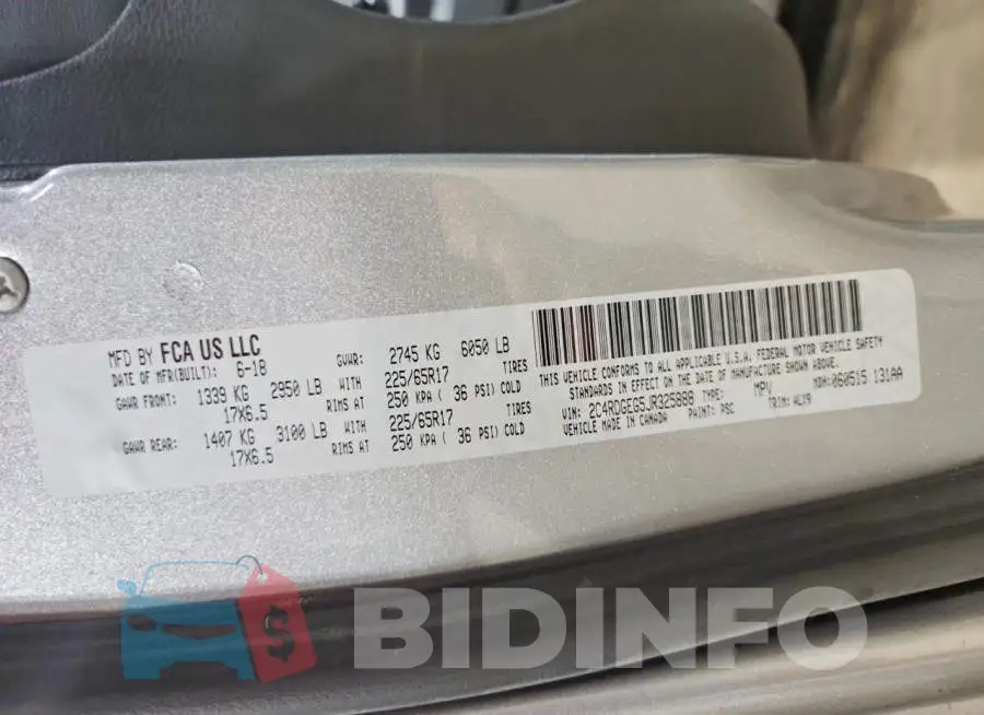2C4RDGEG5JR325888 Photo# 13