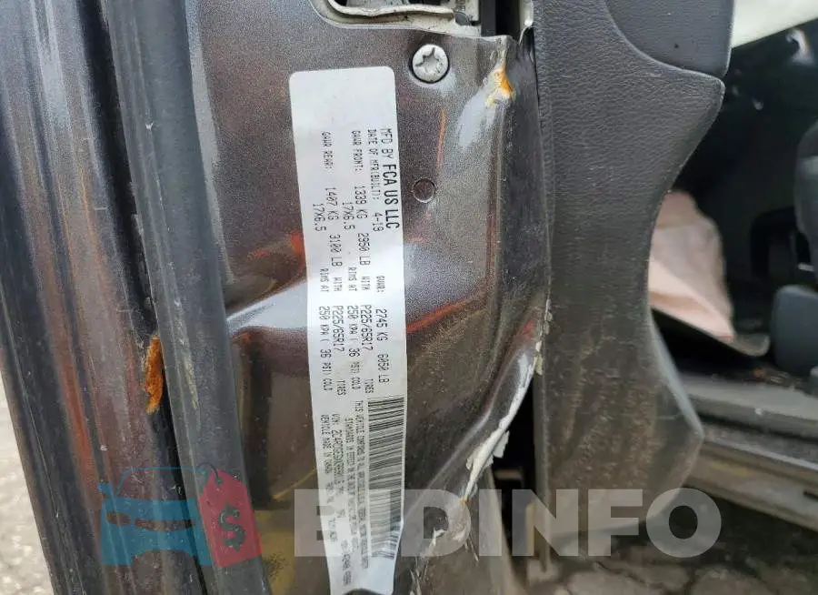 2C4RDGEGXKR690116 Photo# 13