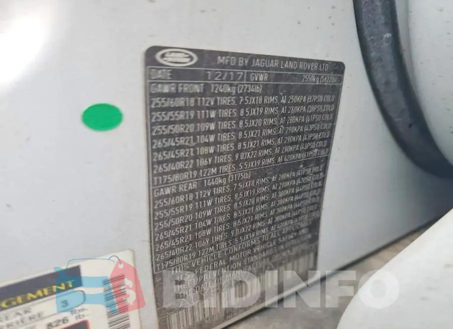 SALYB2RV1JA747179 Photo# 12