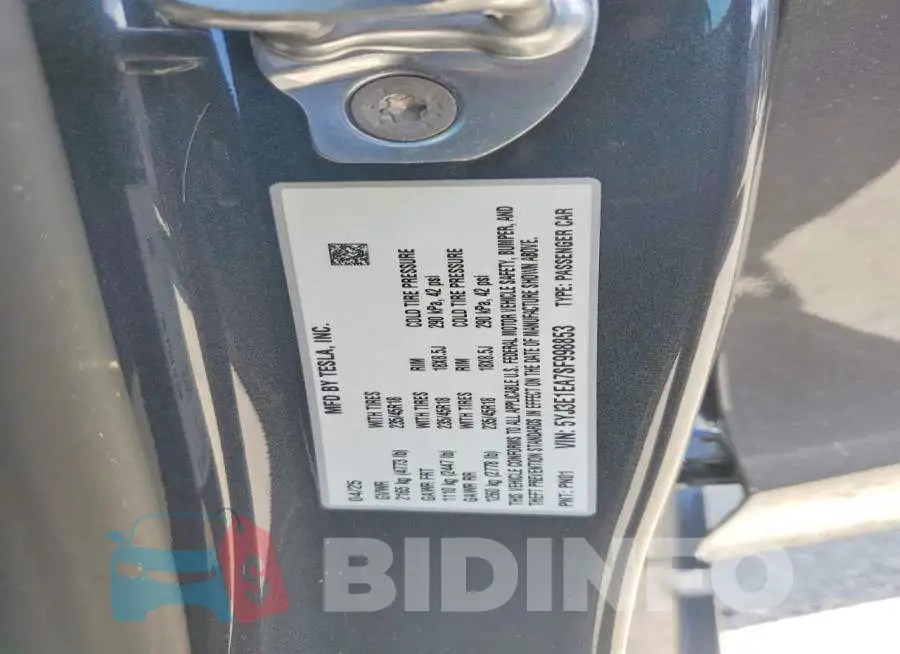5YJ3E1EA7SF998853 Photo# 12