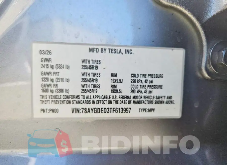 7SAYGDED3TF613997 Photo# 14
