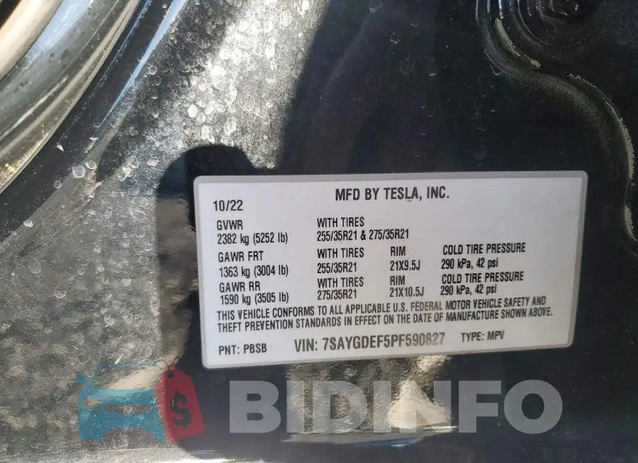 7SAYGDEF5PF590827 Photo# 12