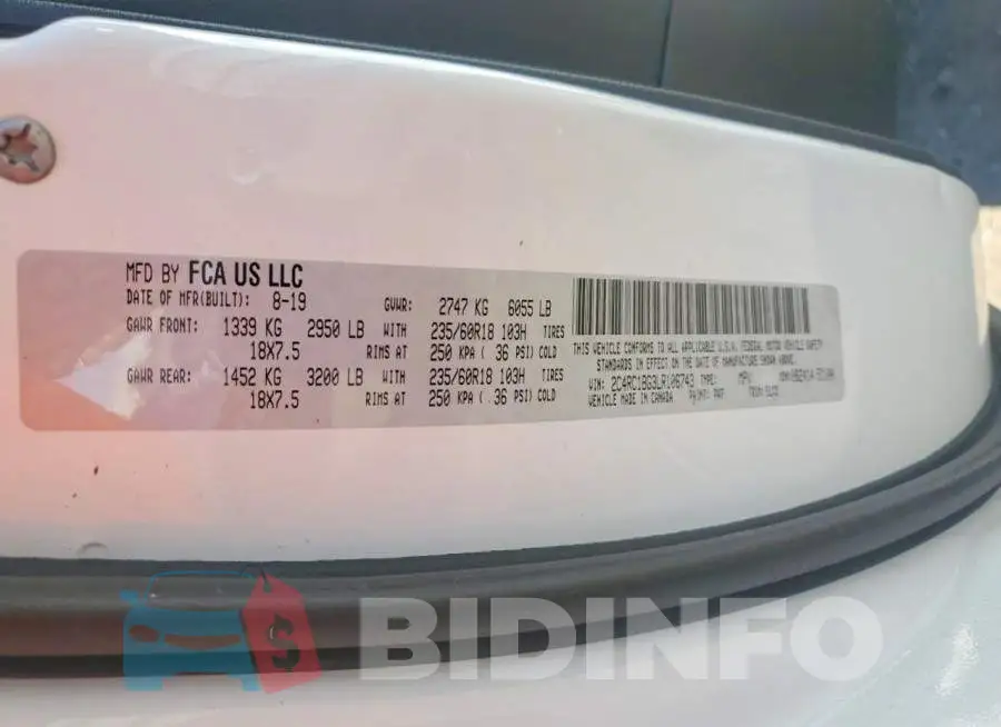 2C4RC1BG3LR106743 Photo# 13