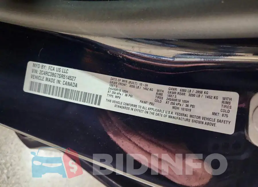 2C4RC3BG7SR514527 Photo# 13