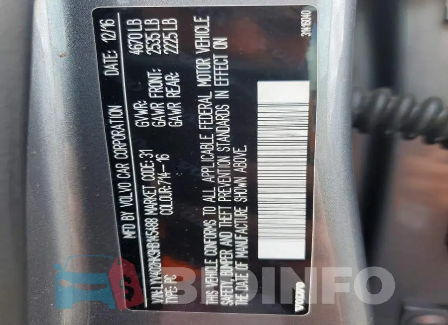 LYV402HK9HB145488 Photo# 13