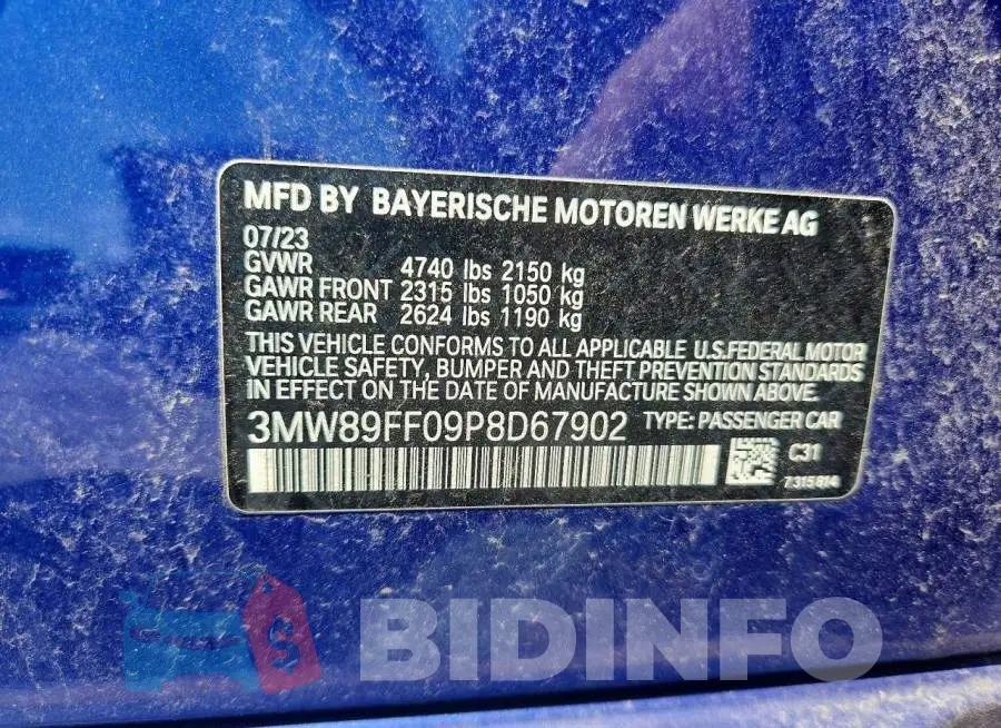 3MW89FF09P8D67902 Photo# 12
