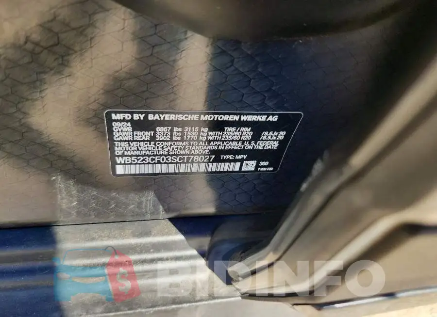 WB523CF03SCT78027 Photo# 13