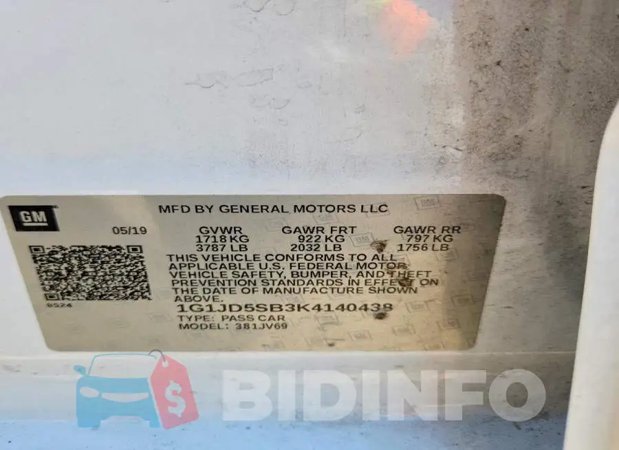 1G1JD5SB3K4140438 Photo# 12