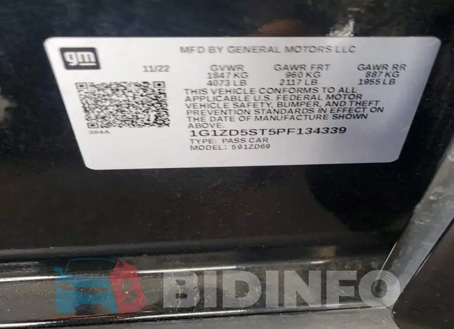 1G1ZD5ST5PF134339 Photo# 13