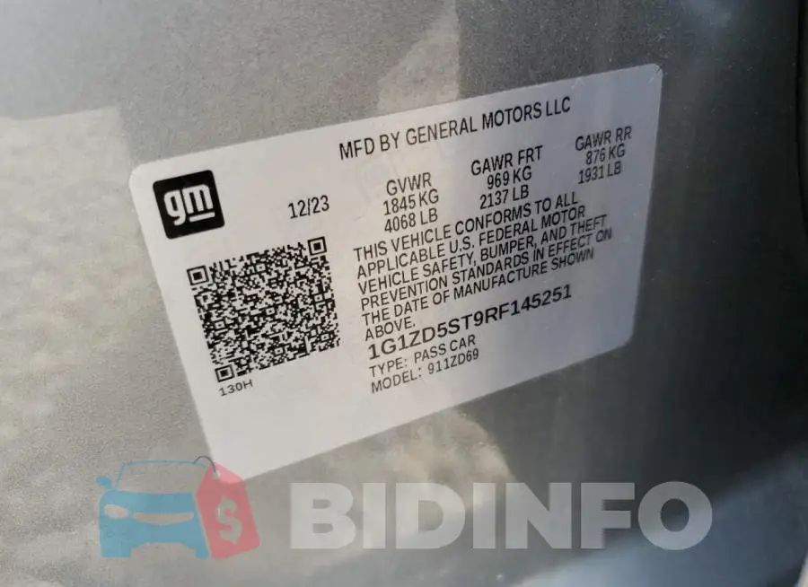 1G1ZD5ST9RF145251 Photo# 12