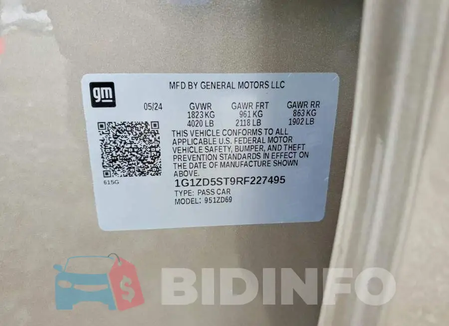 1G1ZD5ST9RF227495 Photo# 12