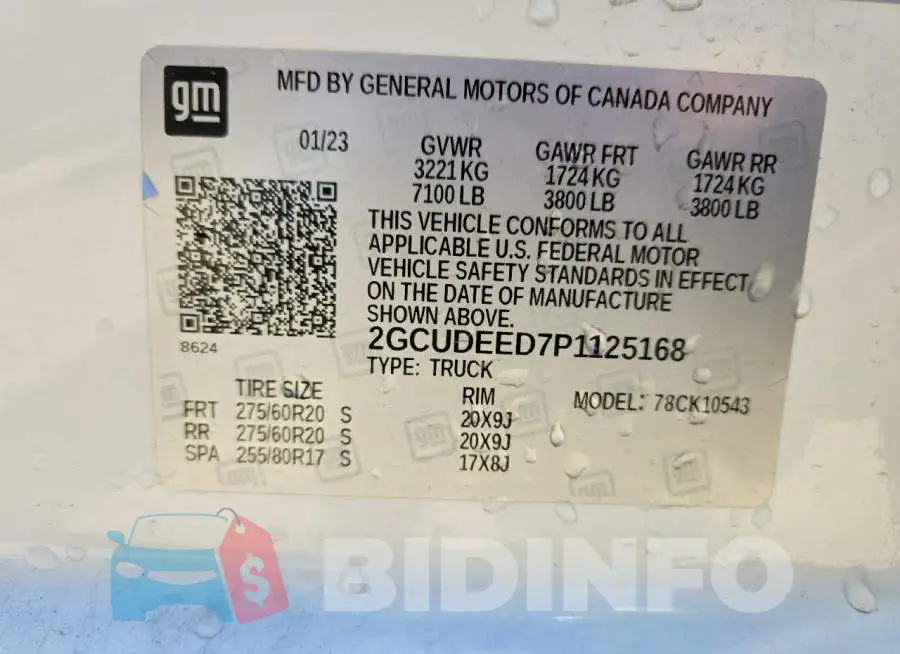 2GCUDEED7P1125168 Photo# 12