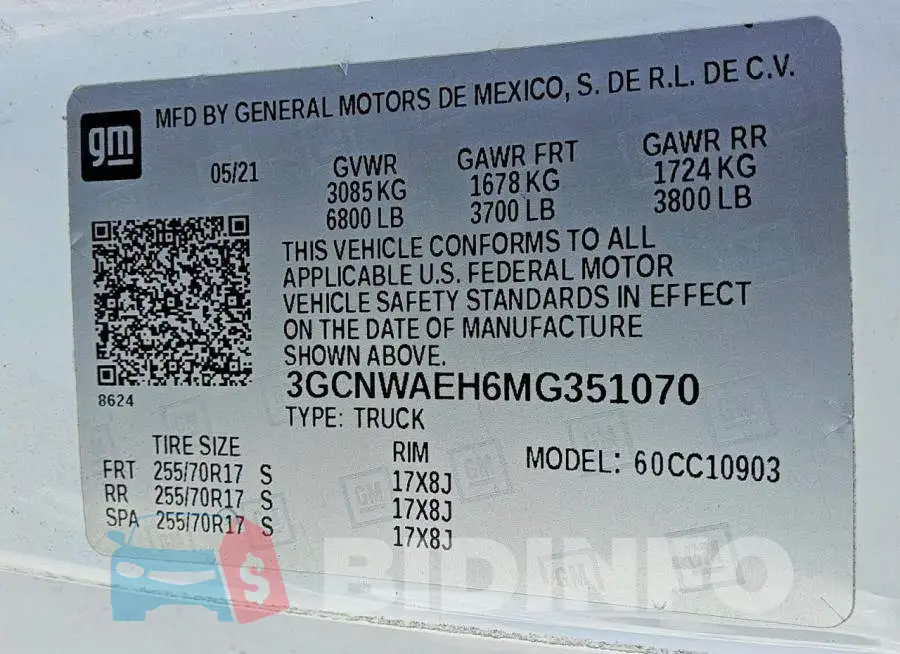 3GCNWAEH6MG351070 Photo# 12
