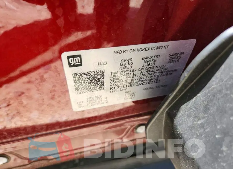 KL77LHE21RC161111 Photo# 13