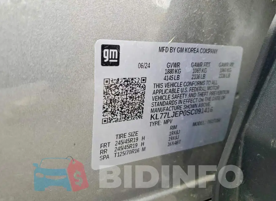 KL77LJEP0SC091416 Photo# 13