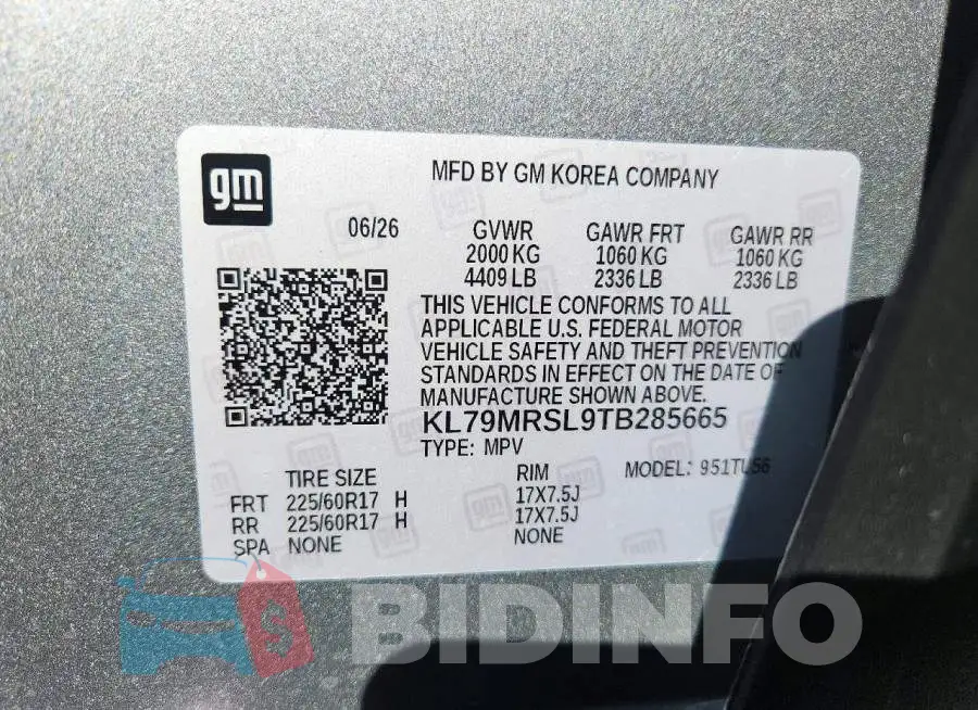 KL79MRSL9TB285665 Photo# 12