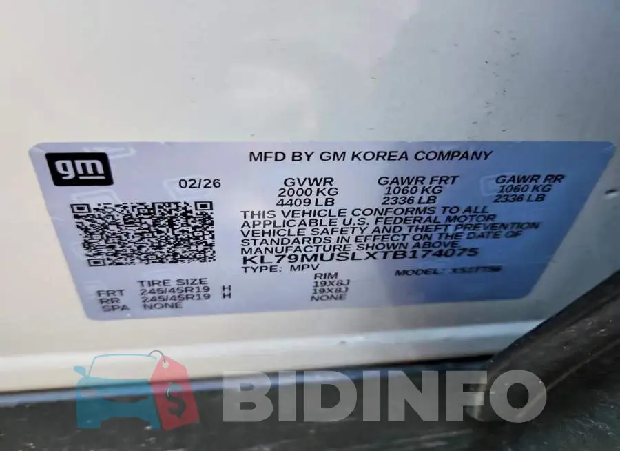 KL79MUSLXTB174075 Photo# 14