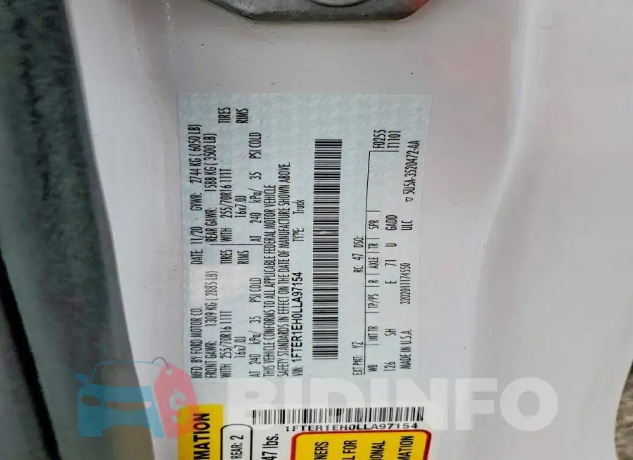 1FTER1EH0LLA97154 Photo# 12