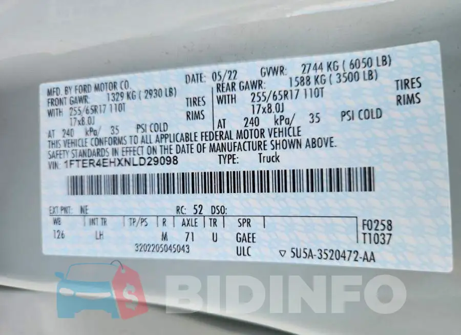 1FTER4EHXNLD29098 Photo# 12