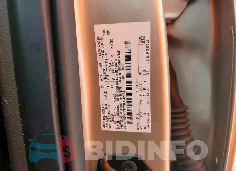 1FTEW1CF2HFC42968 Photo# 12