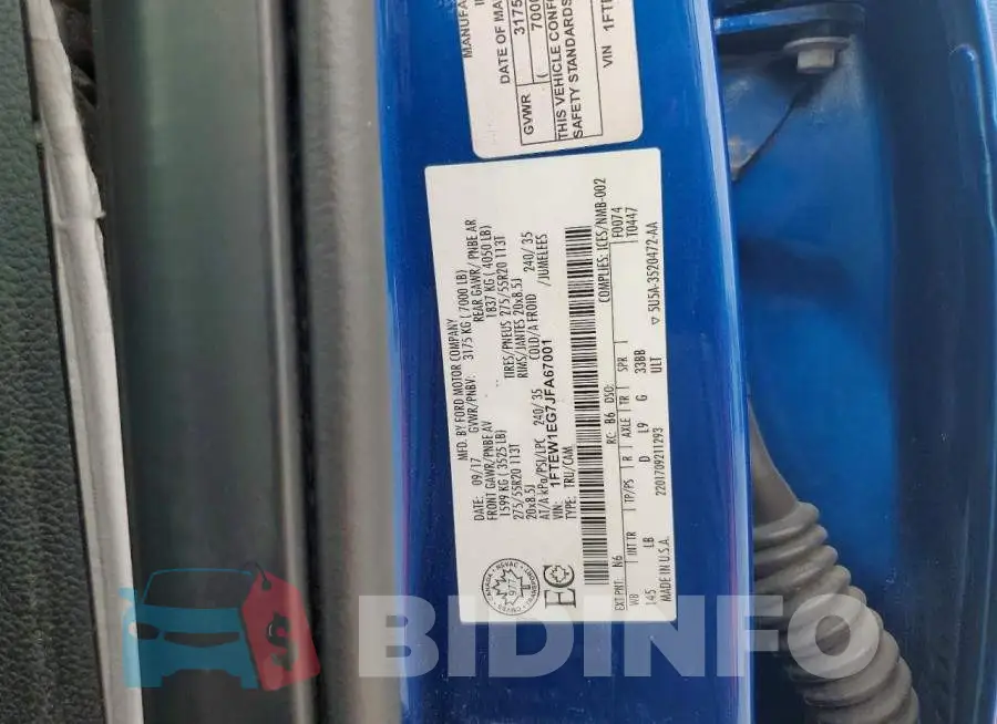1FTEW1EG7JFA67001 Photo# 12