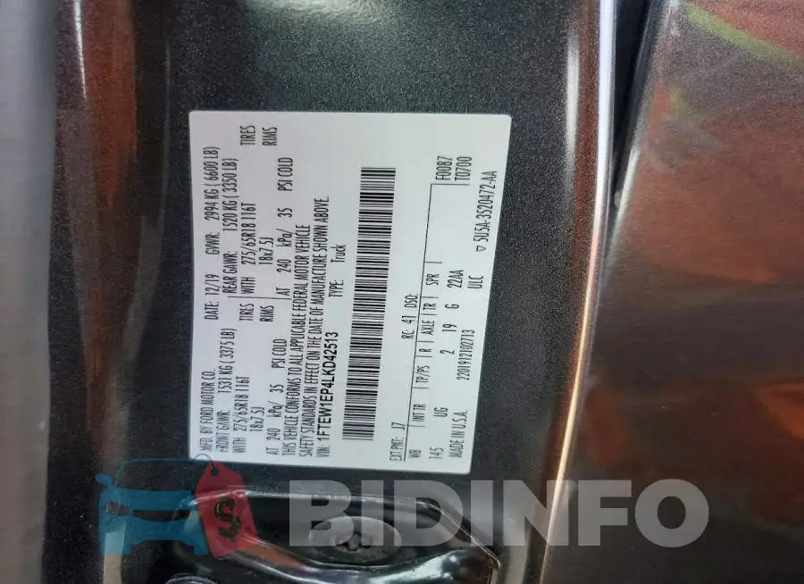 1FTEW1EP4LKD42513 Photo# 12