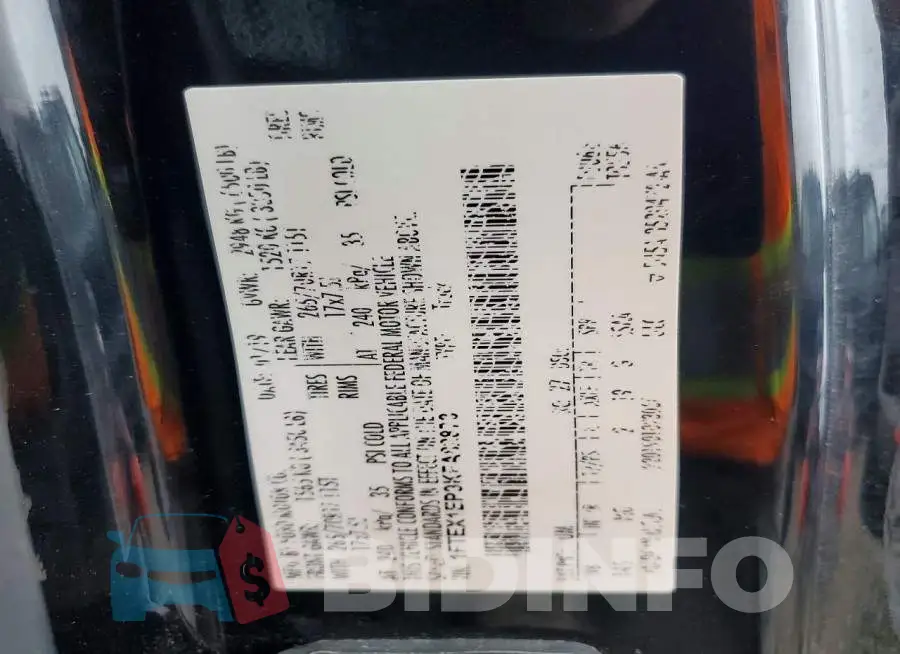 1FTEX1EP9KFA82873 Photo# 12