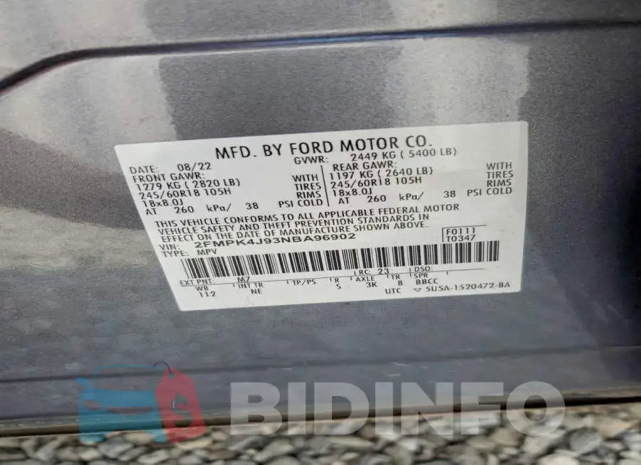 2FMPK4J93NBA96902 Photo# 13