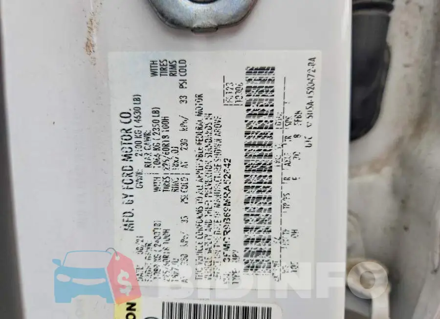 3FMCR9B69MRA52642 Photo# 14